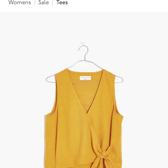 Madewell Wrap Tank | Size Medium (Fits S–M) | EUC - Picture 4 of 7